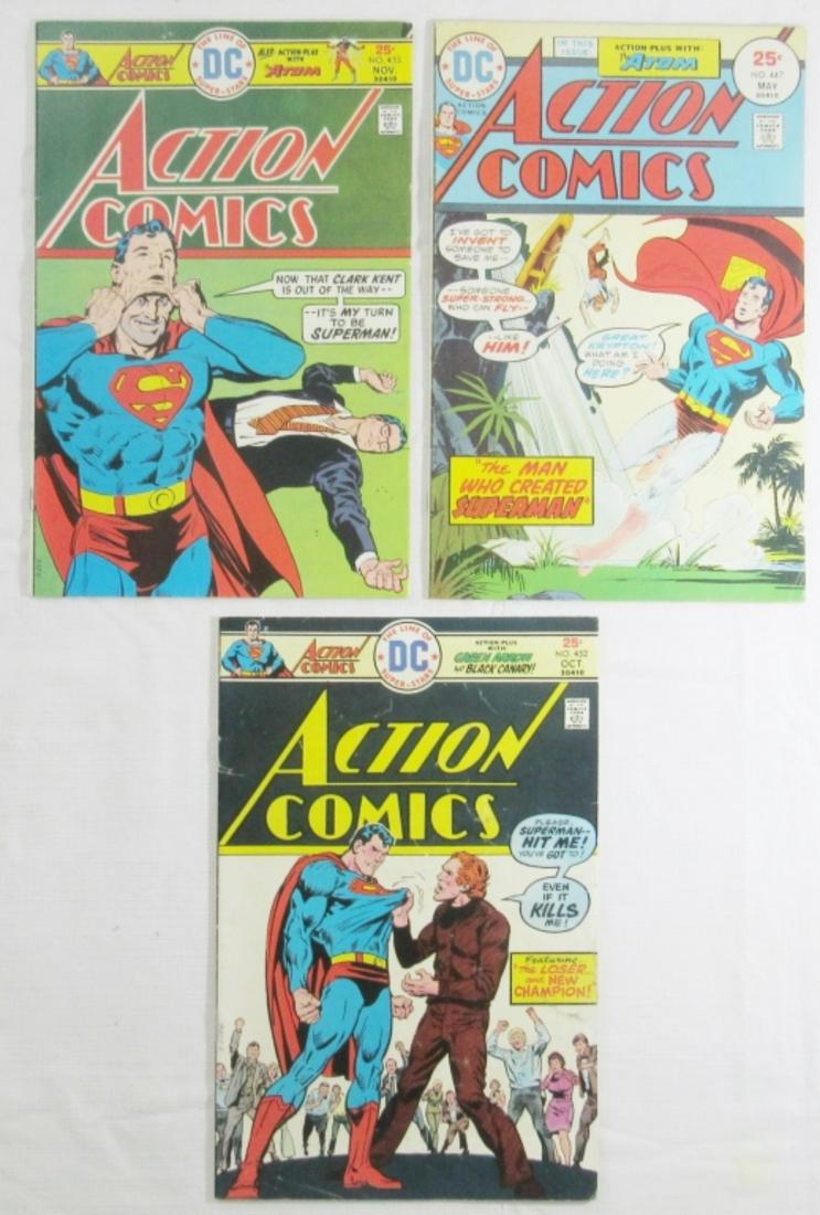 (3) DC ACTION COMICS 1975 Bronze AGE (1 of 3)