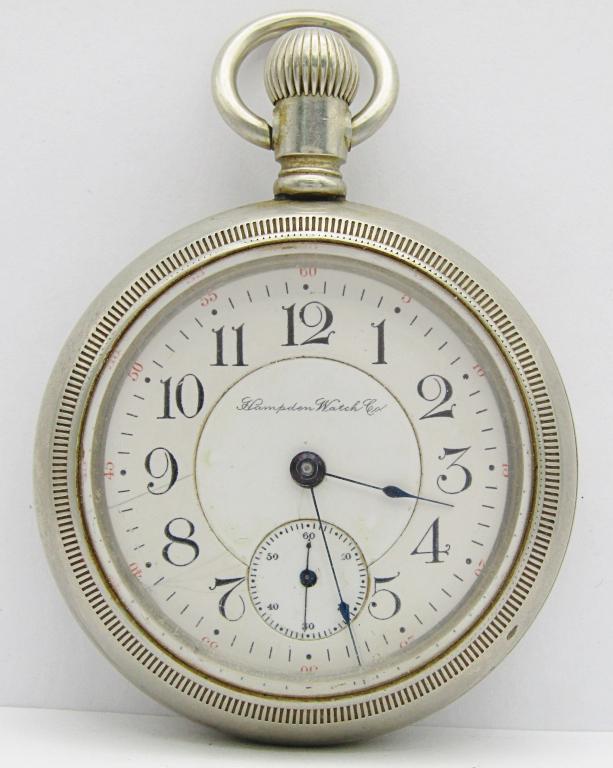 Hampden New Railway 23 Jewel, 18 Size (1 of 8)