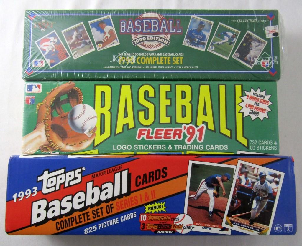 3)FACTORY BASEBALL SETS FROM UPPERDECK,TOPPS,FLEER (1 of 8)