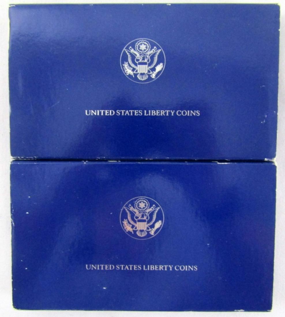 (2) PROOF LIBERTY 2-COIN COMMEM SETS (1 of 3)