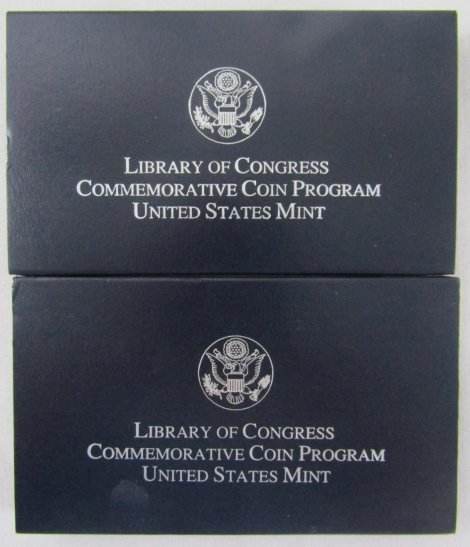 (2) 2000-P LIBRARY OF CONGRESS COMMEMS (1 of 4)