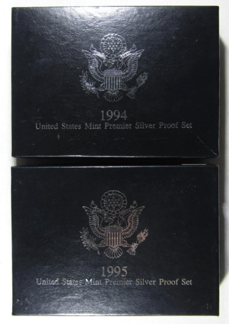 1994 & 1995 PREMIER SILVER PROOF SETS (1 of 3)