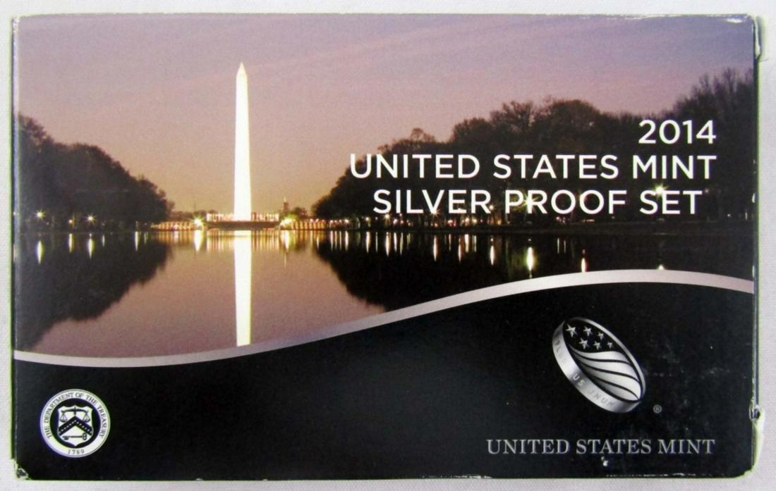 2014 U.S. MINT SILVER PROOF SET (1 of 2)