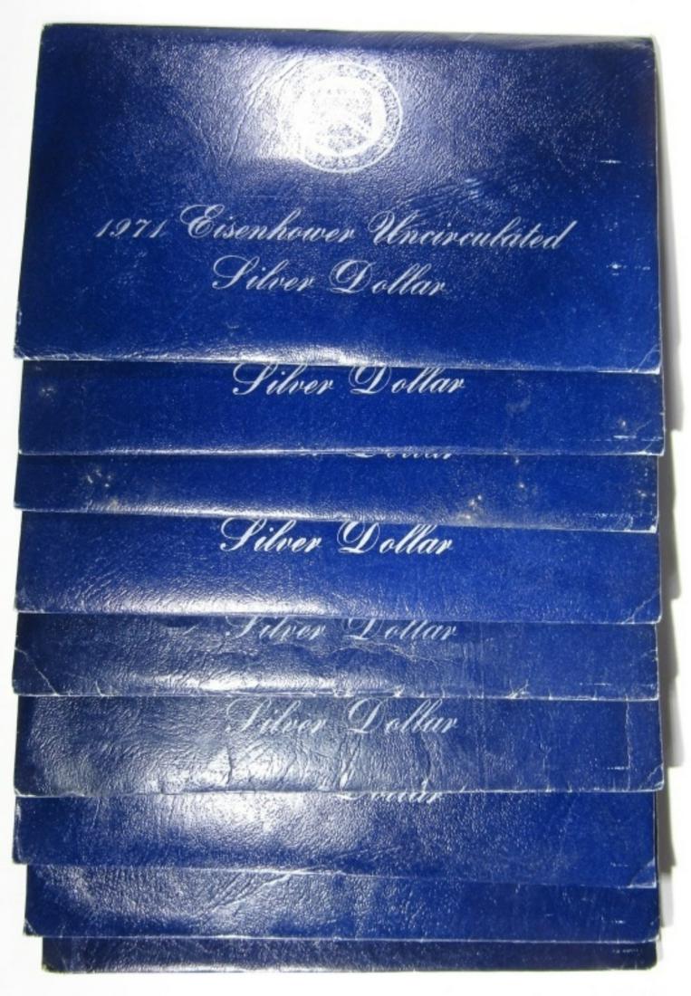 (9) 1971-S BLUE IKE MINT SETS IN OGP (1 of 2)