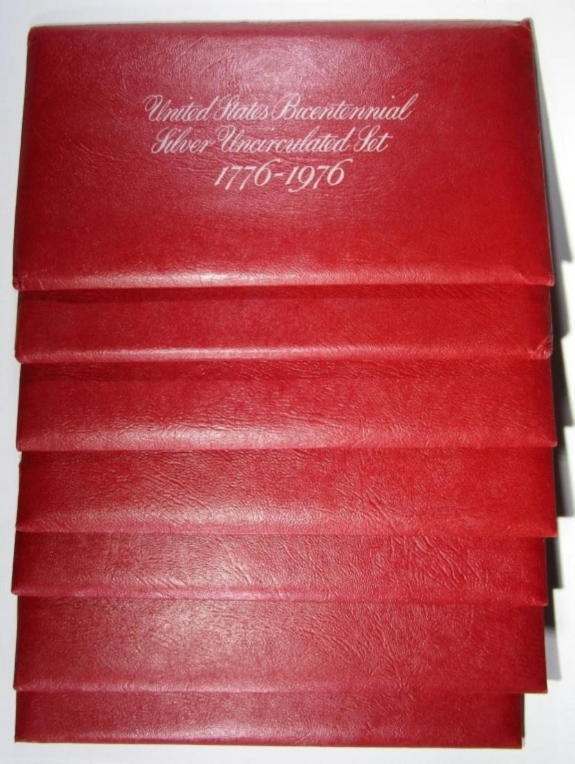 (7) 1976 SILVER 3-PIECE MINT UNC SETS (1 of 2)