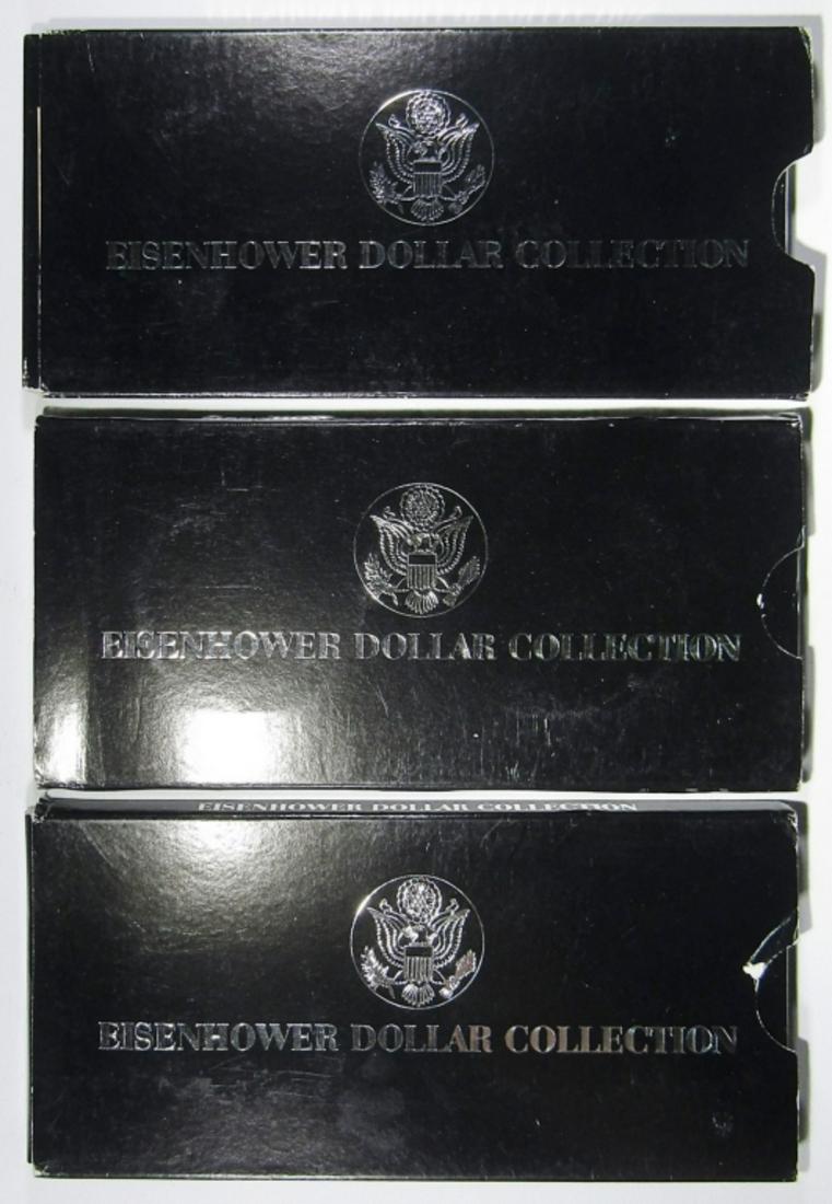 (3) EISENHOWER DOLLAR COLLECTION SETS (1 of 2)