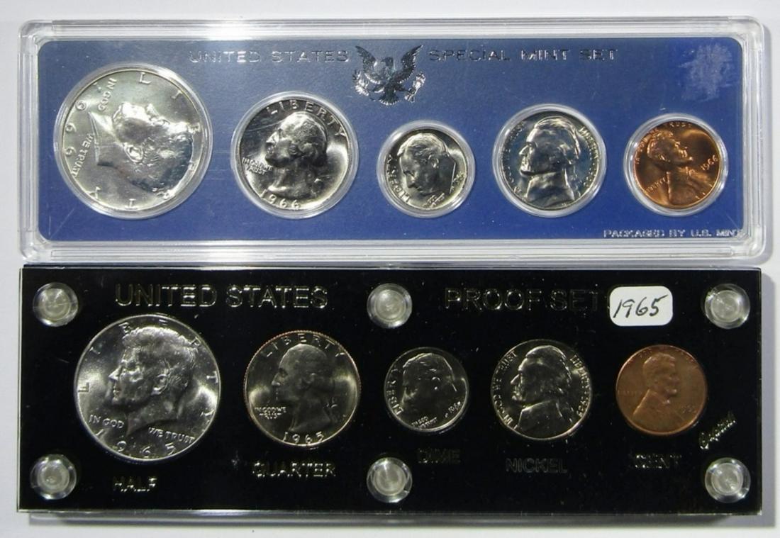 1965 & 1966 U.S. SMS MINT SETS (1 of 2)