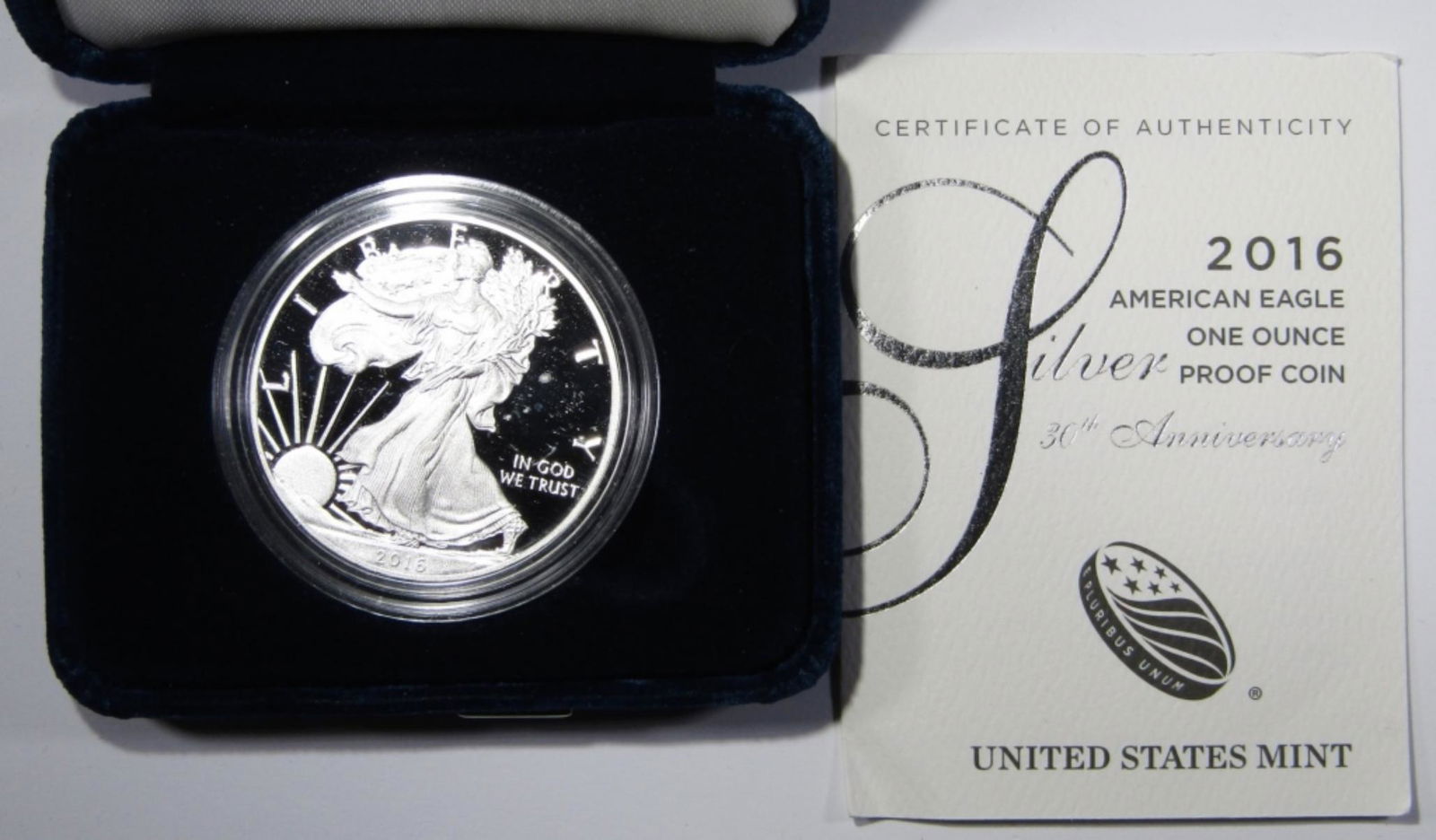 2016-W PROOF AMERICAN SILVER EAGLE (1 of 3)