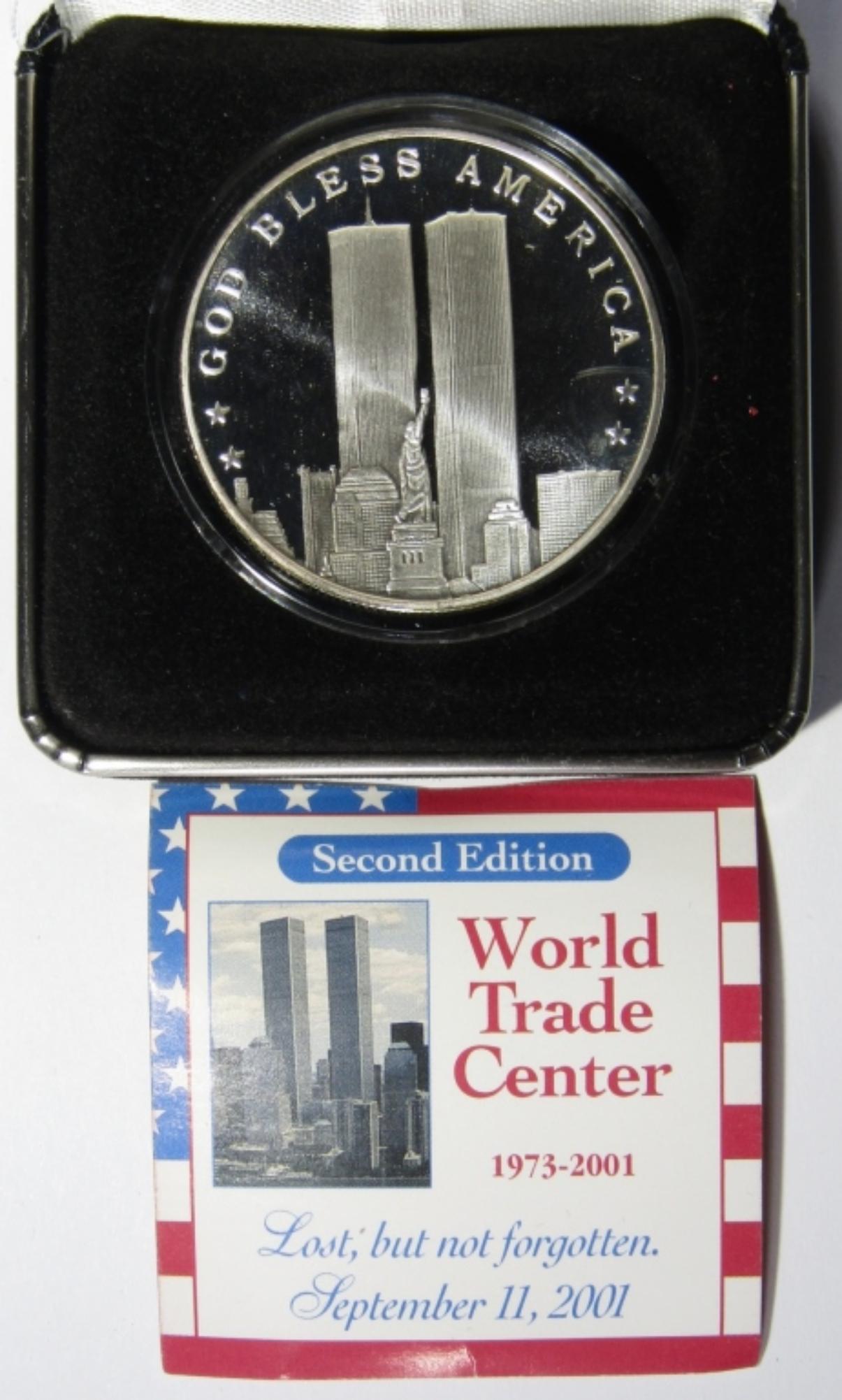 WORLD TRADE CENTER 1oz .999 SILVER ROUND (1 of 4)