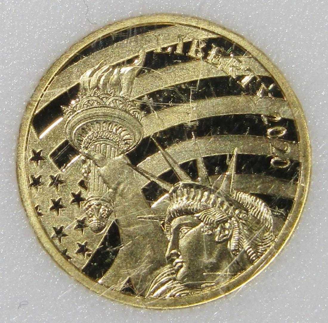 2020 $5 COOK ISLANDS 1/10 oz .24 GOLD (1 of 2)