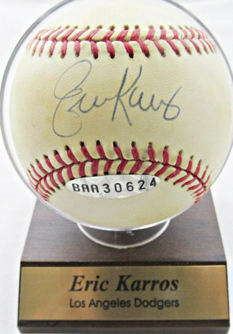 ERIC KARROS AUTOGRAPHED BASEBALL (1 of 4)