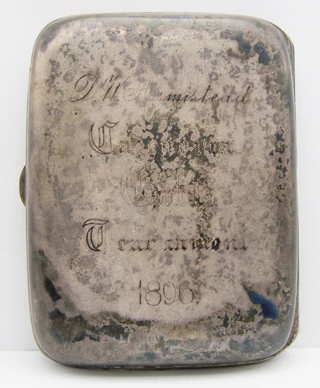 Antique 1896 Cigarette Case - (1 of 4)