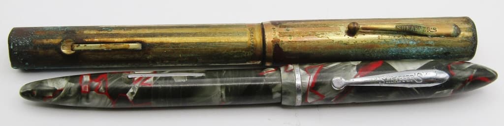 (2) Vintage Sheaffer USA Fountain Pens (1 of 9)