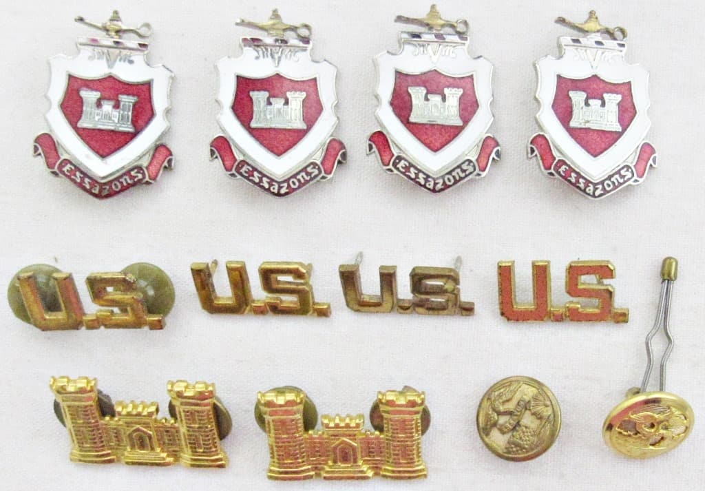 ARMY CORPS of ENGINEERS LOT - 12 PIECES (1 of 3)