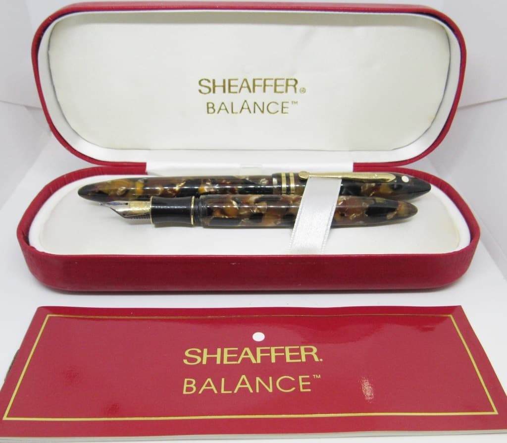VINTAGE SHEAFFER BALANCE WHITE DOT w/ 18K (1 of 6)