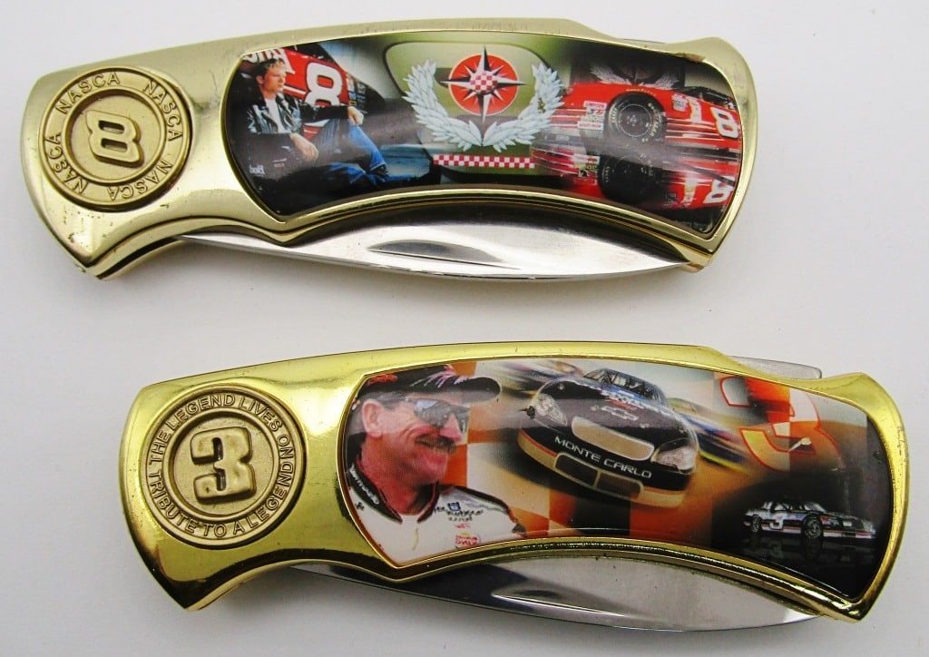 Dale Earnhardt Jr & Sr #8 & #3 Collectible Knives! (1 of 9)