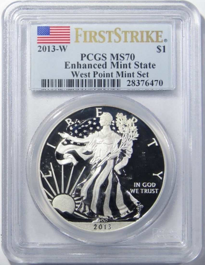 2013-W AMERICAN SILVER EAGLE PCGS MS-70 (1 of 4)