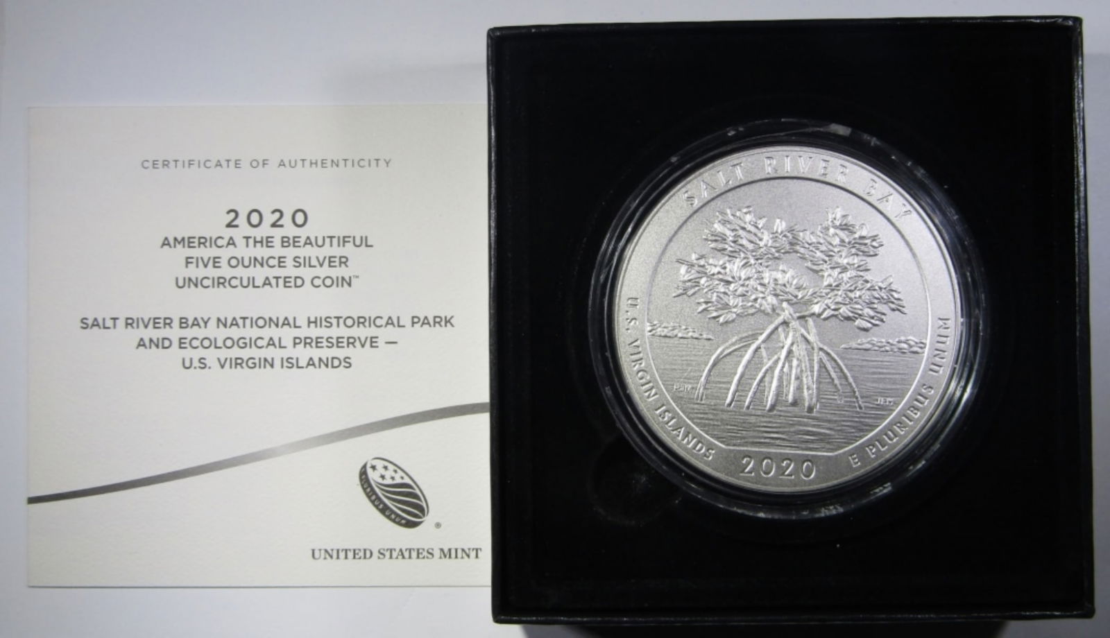 2020 ATB SALT RIVER BAY 5oz .999 SILVER (1 of 4)