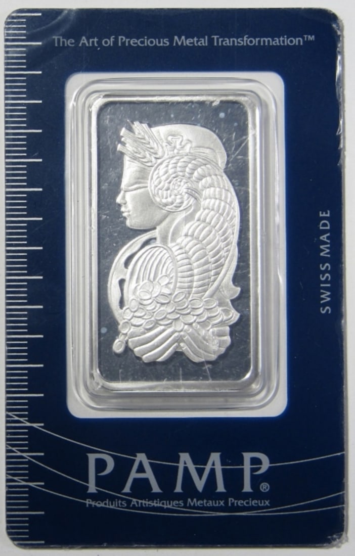 PAMP SUISSE 1oz .999 SILVER BAR (1 of 2)