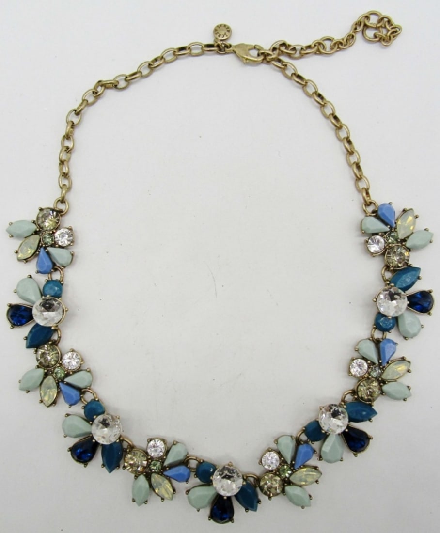 J.CREW RHINESTONE BIB NECKLACE (1 of 3)