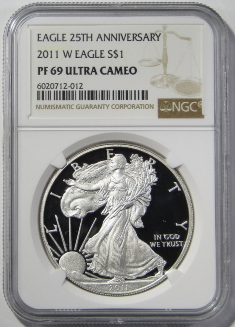 2011-W SILVER EAGLE NGC PF-69 UC (1 of 4)
