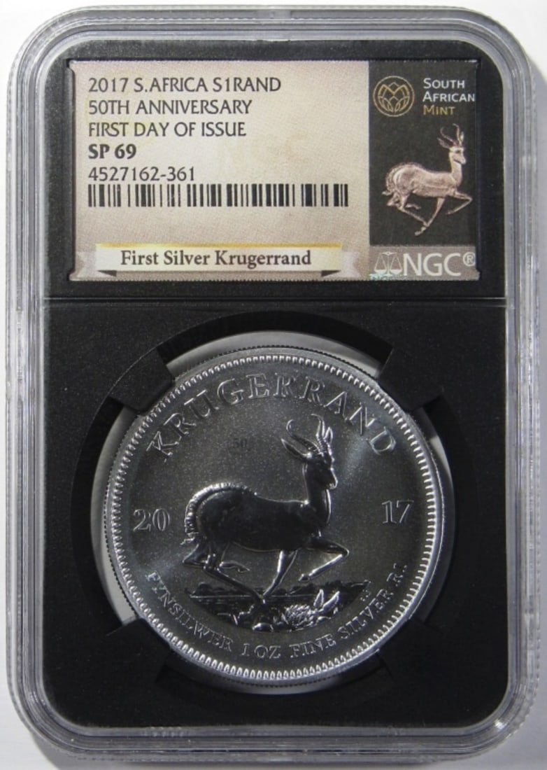2017 S. AFRICA KRUGERRAND NGC SP-69 (1 of 4)