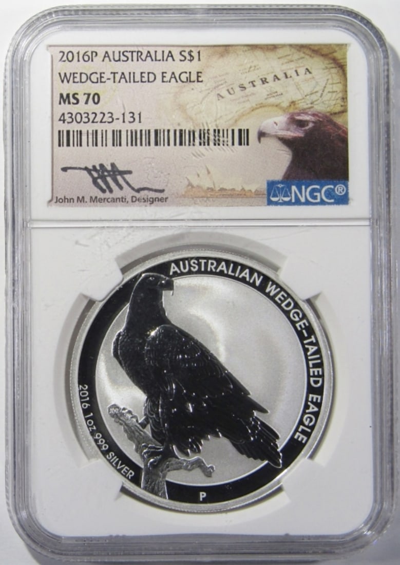 2016-P WEDGE-TAILED EAGLE NGC MS-70 (1 of 4)