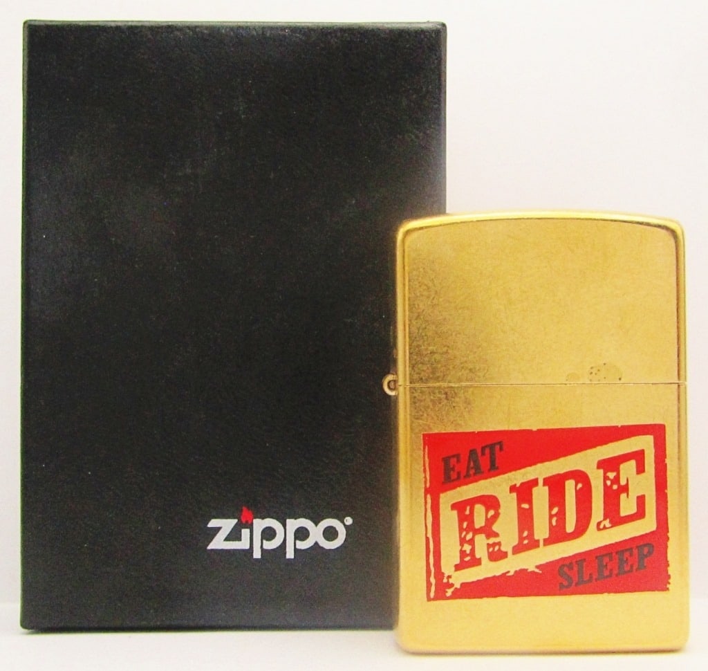 2004 NIB Sealed "Eat Ride Sleep" Zippo Lighter: New In Box.
