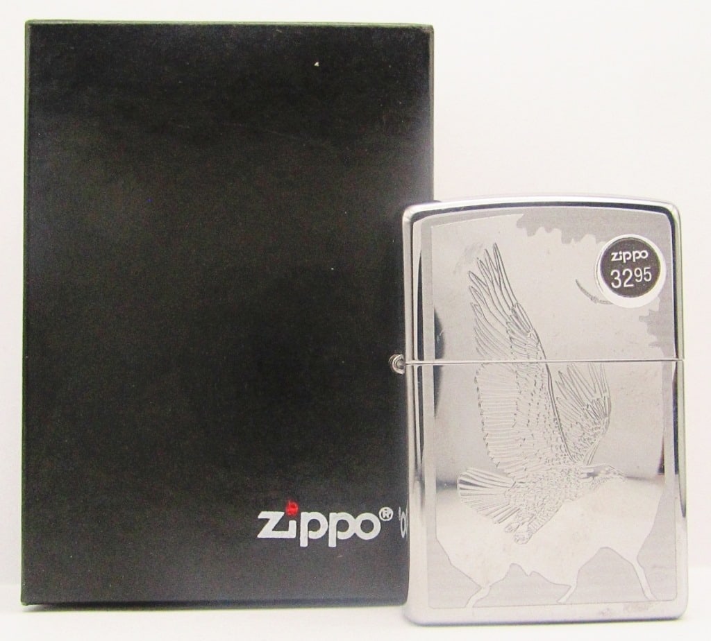2014 NIB Birds of Prey Zippo Lighter; Sealed!: New In Box.