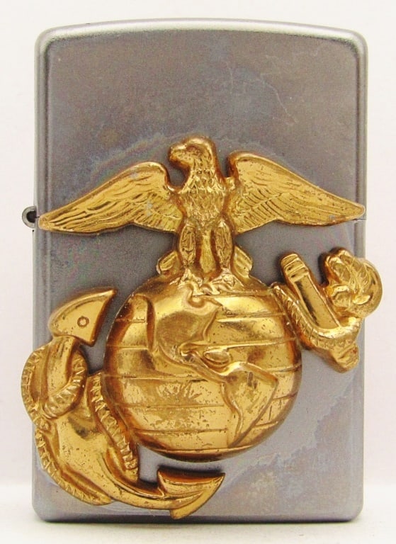 2015 Marine Corps Insignia Zippo Lighter: New & SEALED.
