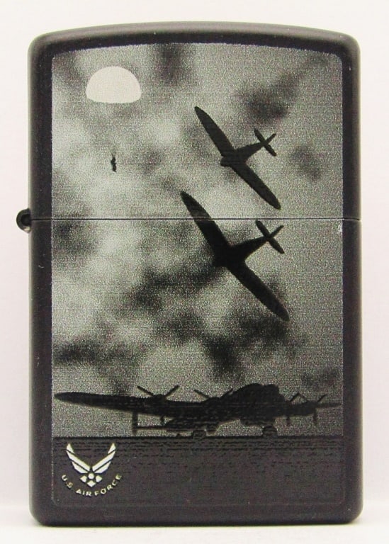 2014 U.S. Air Force Black Matte Zippo SEALED: Sealed Zippo Lighter.