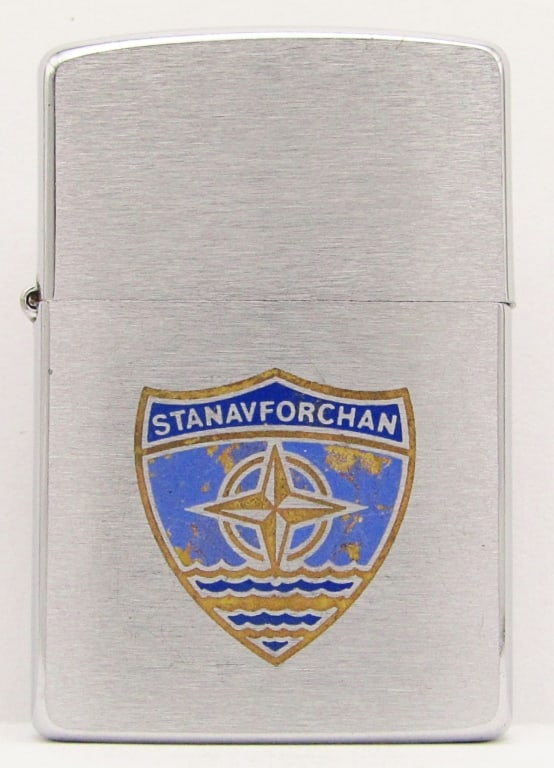 1993 "Stanavforchan" Zippo Lighter: Used Condition Zippo Lighter