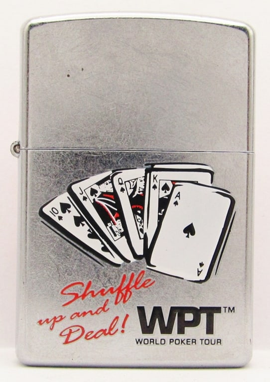 2006 World Poker Tour "Shuffle up & Deal" Zippo: New & SEALED Zippo Lighter.