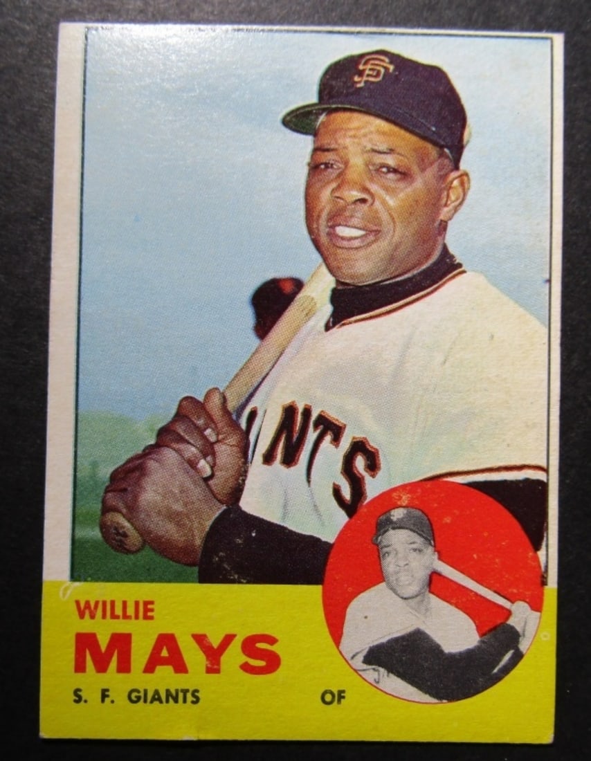 1963 TOPPS #300 WILLIE MAYS VGEX+ (1 of 3)