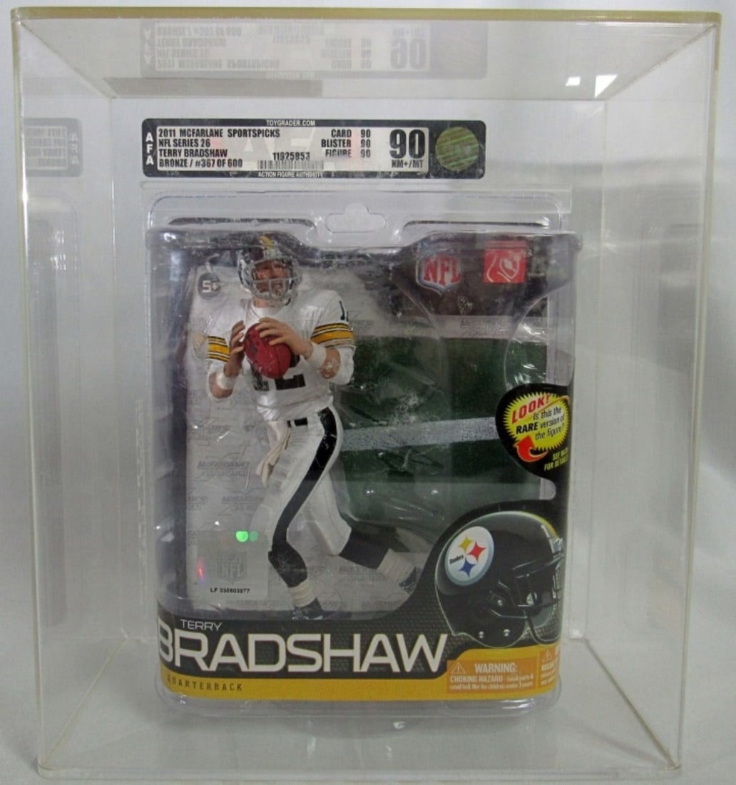 2011 MCFARLANE TERRY BRADSHAW AFA 90NM+/MT (1 of 5)