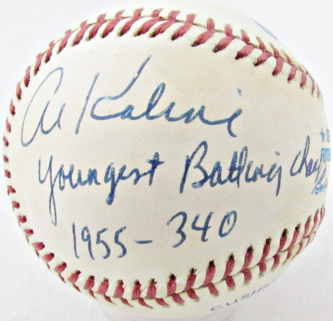 AL KALINE AUTOGRAPHED BASEBALL (1 of 2)