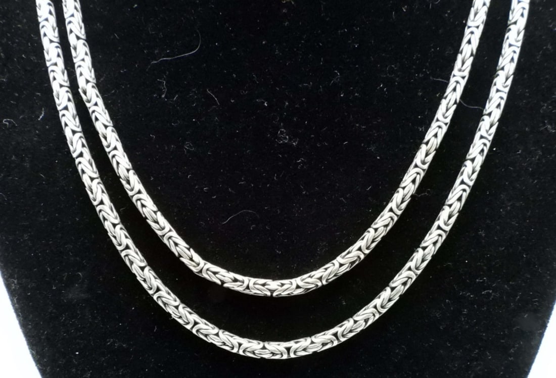 BYZANTINE STERLING NECKLACE (1 of 4)