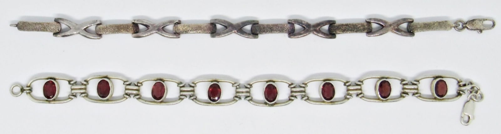 LOT OF 2 STERLING FASHION BRACELETS (1 of 2)