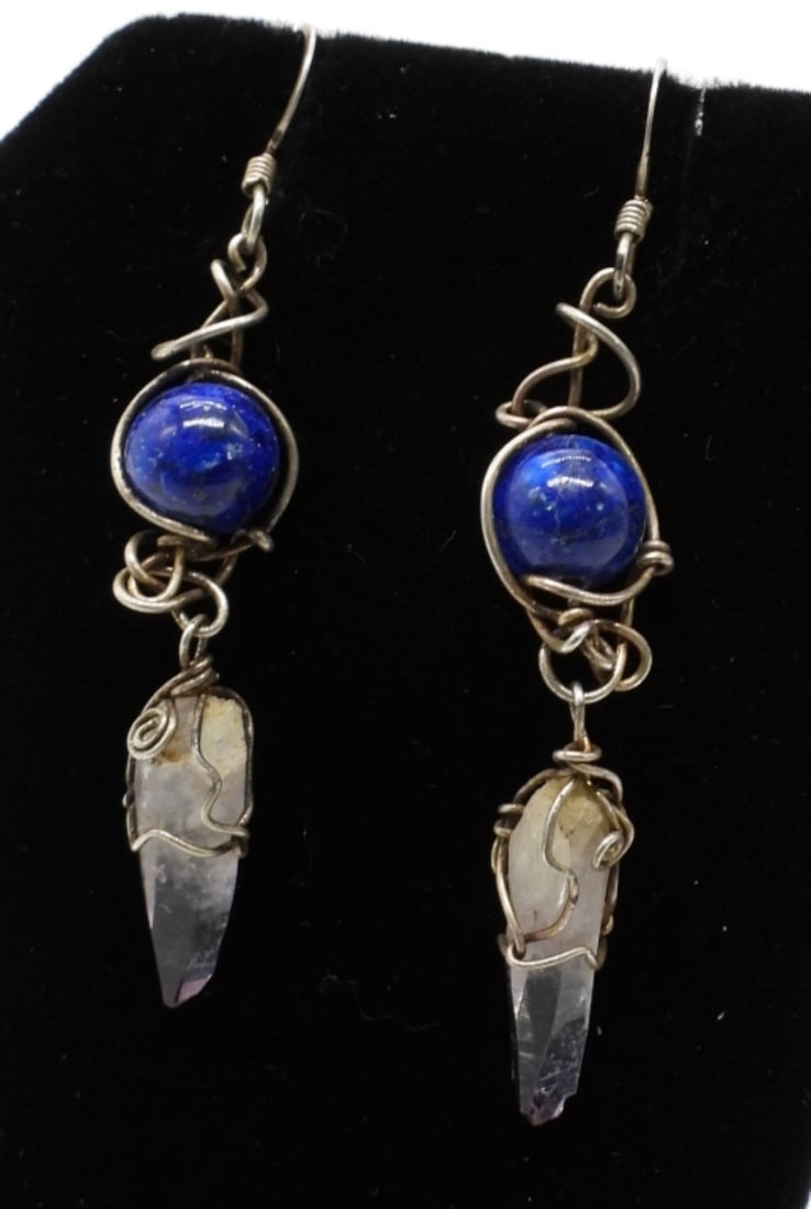 WHIMSICAL CRYSTAL HANDCRAFTED EARRINGS (1 of 3)
