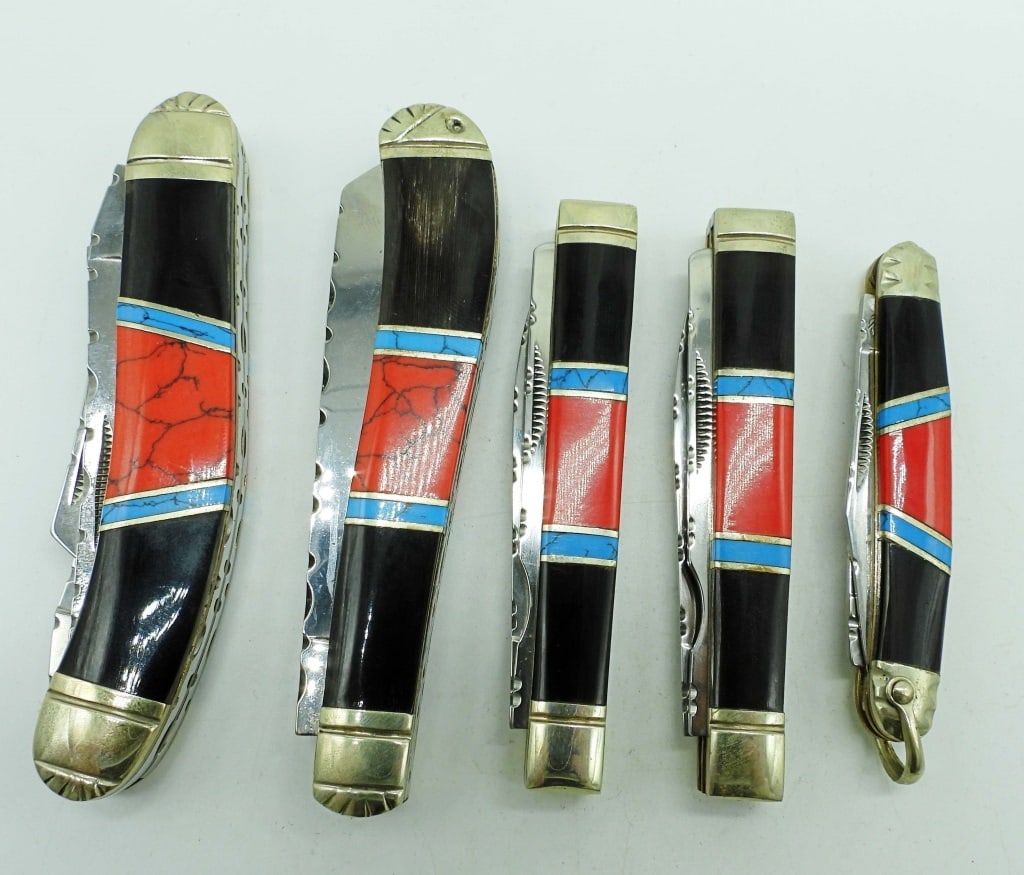 (5) NEW IN BOX QuickSilver Pocket Knives (1 of 7)