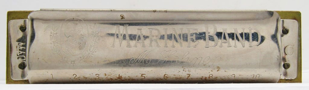 Vintage M. Hohner Marine Band Harmonica "C" (1 of 4)