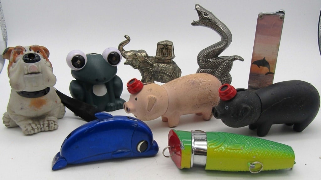 PIG, FISH, DOG, SNAKE, FROG NOVELTY LOT (1 of 7)
