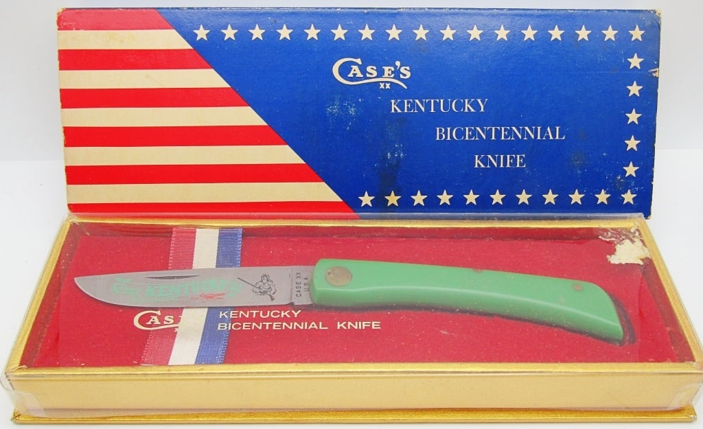 CaseXX USA Kentucky Bicentennial Knife Mint (1 of 7)