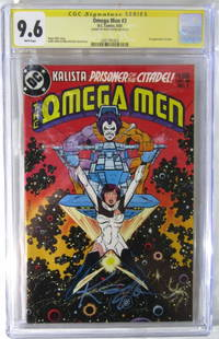 OMEGA MEN #3 D.C. COMIC CGC SIGNATURE SERIES: SIGNED BY KEITH GIFFIN on 7/5/19 CGC 9.6 - 1st APPERANCE of LOBO