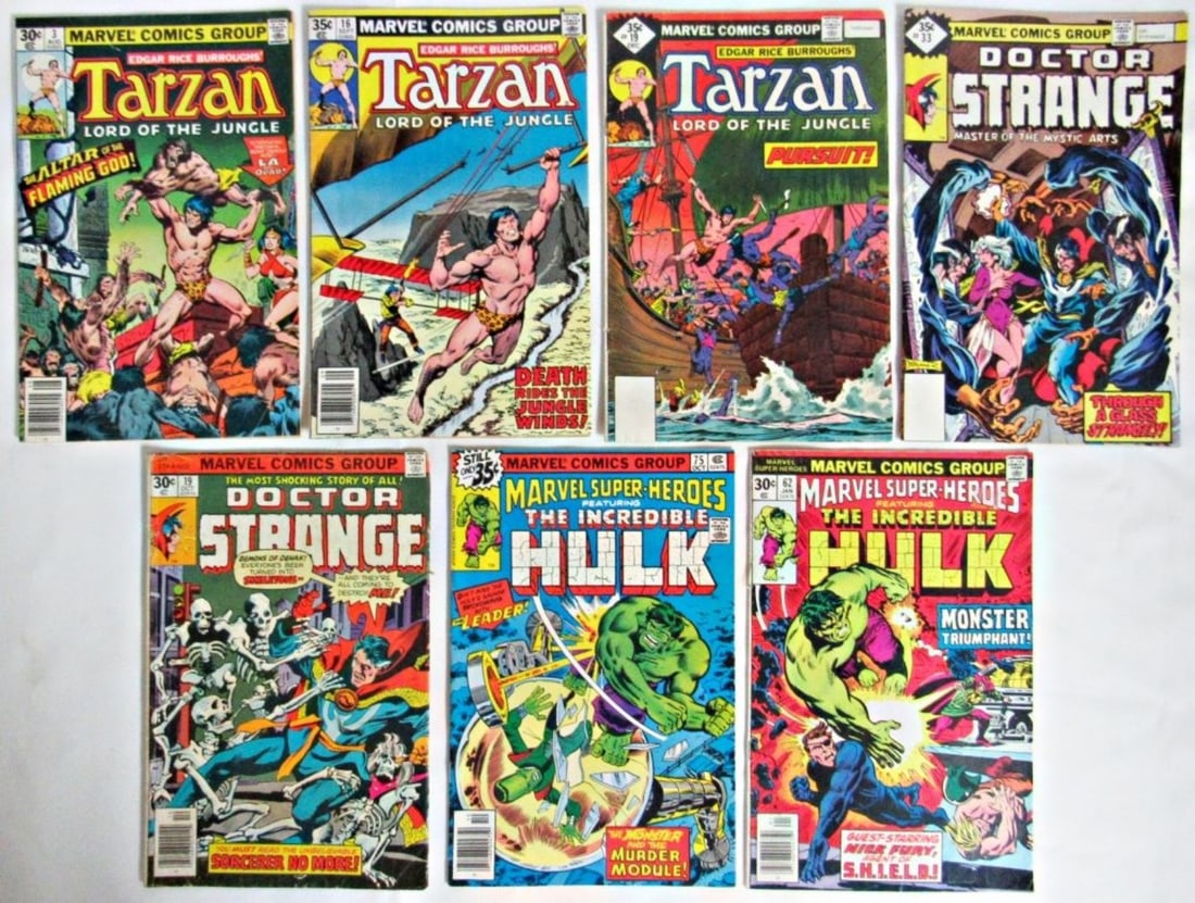 (7) MARVEL BRONZE AGE COMICS - (3) TARZAN (1 of 2)