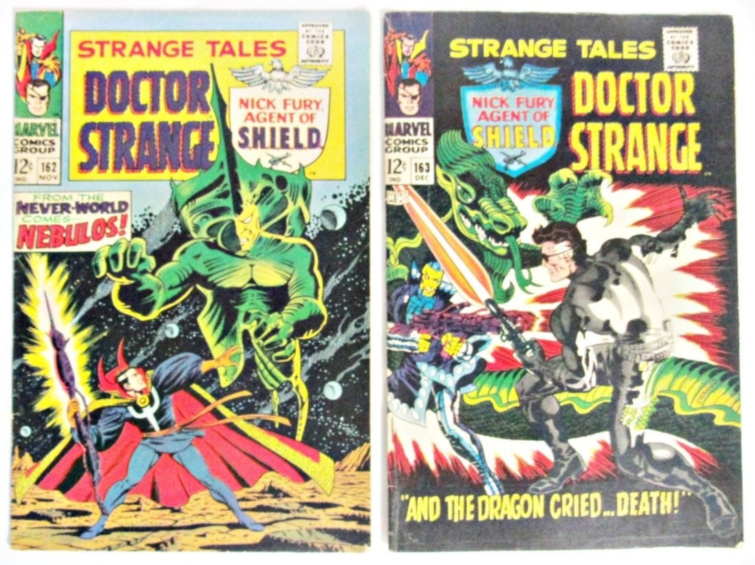 STRANGE TALES #162 & #163 MARVEL 1967: #163 1st CLAY QUARTERMAN - BOTH NICE CONDITION