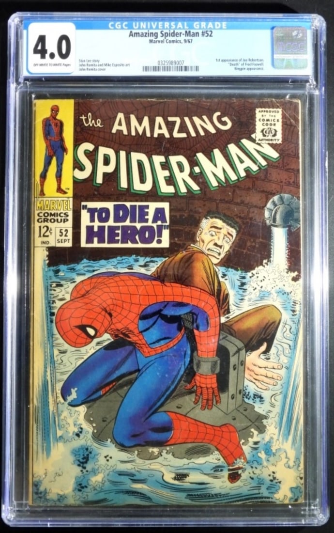 Amazing Spider-Man #52  CGC 4.0 VG (1 of 3)