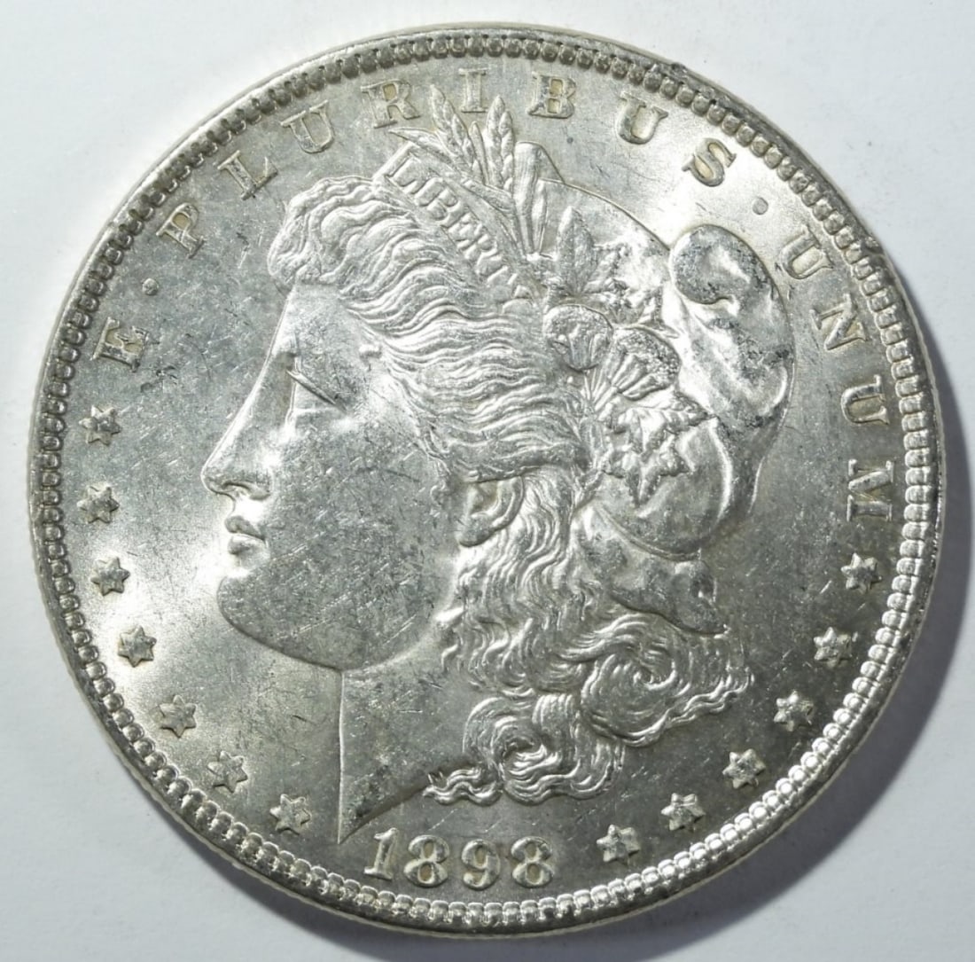 1898 MORGAN DOLLAR BU (1 of 2)