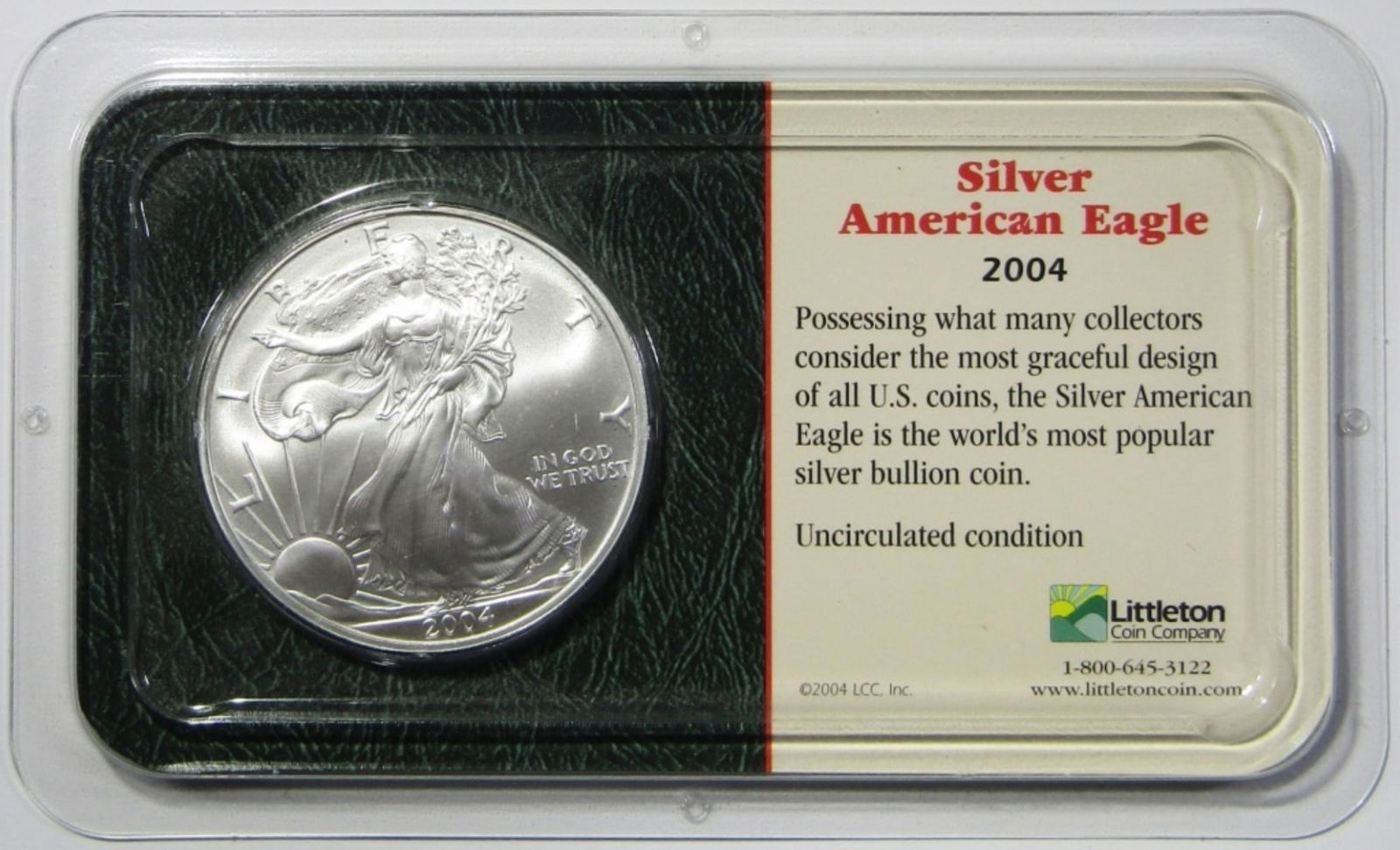 2004 SILVER EAGLE BU IN LITTLETON PACK (1 of 4)