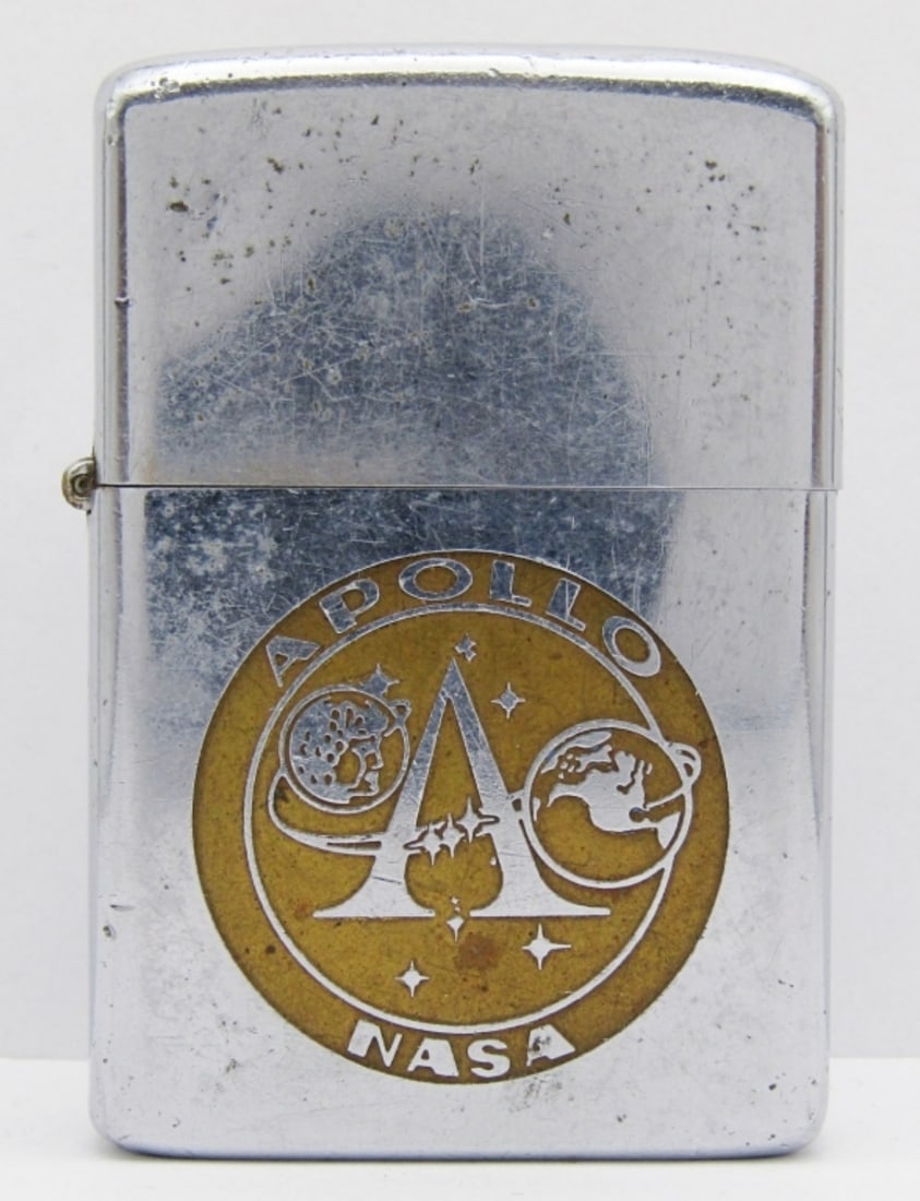 1974 Vintage Apollo Nasa Zippo Lighter: Used Condition.